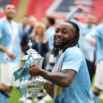 Jugadores de Manchester City celebrando el título de la FA Cup