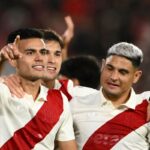 Jugadores de River celebrando un gol en el Estadio Monumental