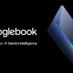 Imagen de un Googlebook con IA Gemini, un portátil de alta gama