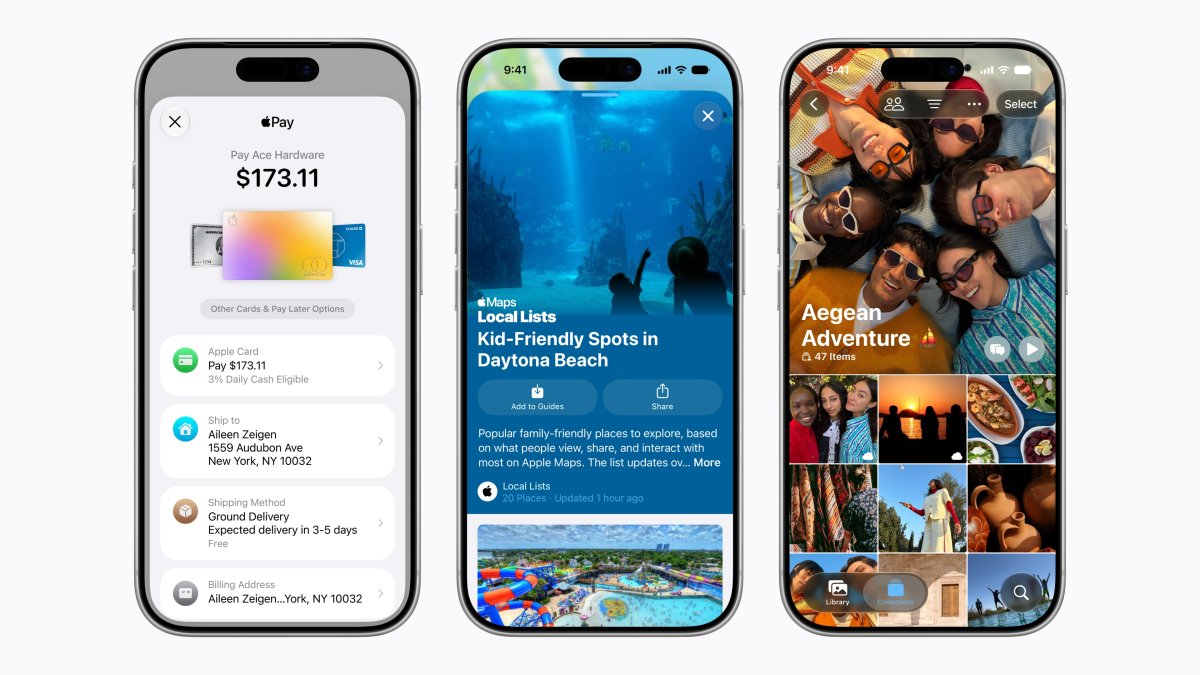 Una persona editando una foto en un iPhone con herramientas de IA