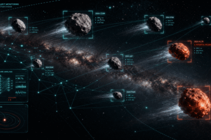 Estudiante de 17 años trabajando en su proyecto de detección de asteroides con IA