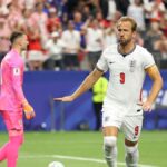Luka Modric sonriendo durante un partido de fútbol con la selección de Croacia