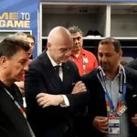 Jugadores de Irán en el vestuario tras un partido del Mundial