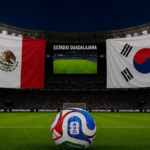 Entrenamiento del equipo de Corea del Sur en las instalaciones de las Chivas del Guadalajara