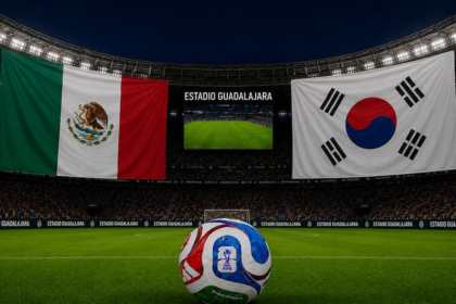 Entrenamiento del equipo de Corea del Sur en las instalaciones de las Chivas del Guadalajara