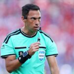 Facundo Tello en acción durante el partido entre Canadá y Bosnia y Herzegovina en el Mundial 2026
