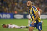 Carlos Quintana defendiendo los colores de Rosario Central