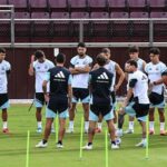 Jugadores de la selección argentina en una imagen de 'Estadio de Fútbol'