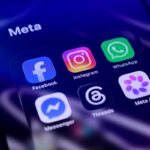 Imagen de una pantalla en blanco de Instagram con un código de error 404