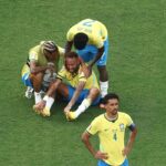 Erling Haaland celebra gol ante Brasil en el Mundial, símbolo de la derrota histórica del Scratch