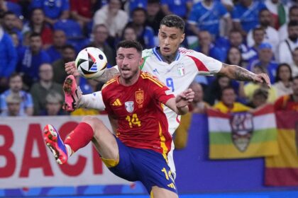 Aymeric Laporte y Lionel Messi en la final Argentina-España, contexto del arbitraje y estrategia defensiva