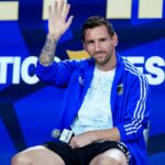 Lionel Messi y Donald Trump en evento previo a la final del Mundial, simbolizando la convergencia entre deporte y política