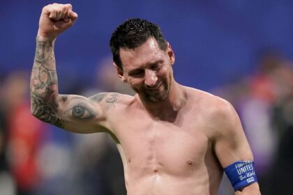 Lionel Messi celebra el gol del 2-2 en la remontada épica de Argentina contra Egipto en el Mundial 2026