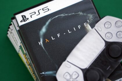 Consola PlayStation 5 con control, simbolizando el fin de los juegos físicos desde 2028